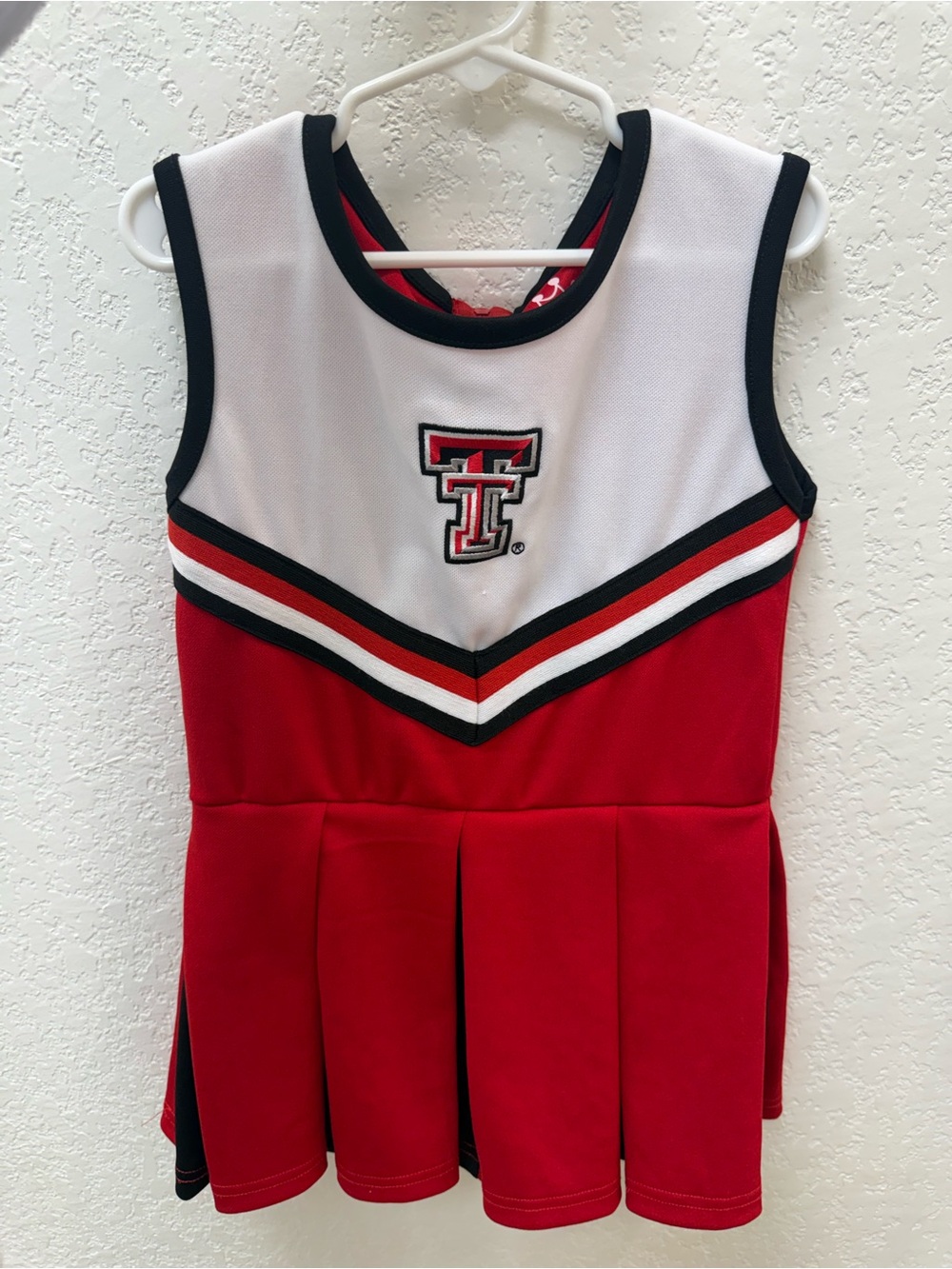 Texas Tech Red & White Cheer Dress with TT Logo